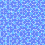 An example Penrose P3 tiling