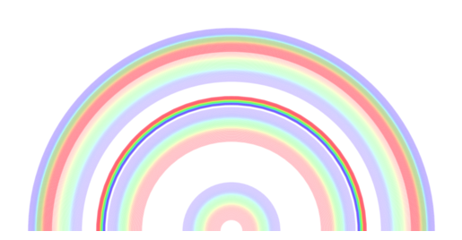 All rainbow orders up to 12 looking away from the sun
