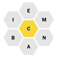 An example Spelling Bee puzzle