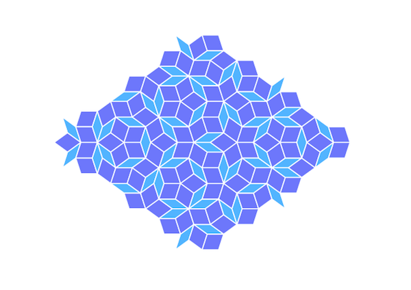 Penrose tiling example 1