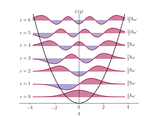 Harmonic oscillator wavefunctions
