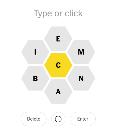 Ny times spelling bee solution - serebs